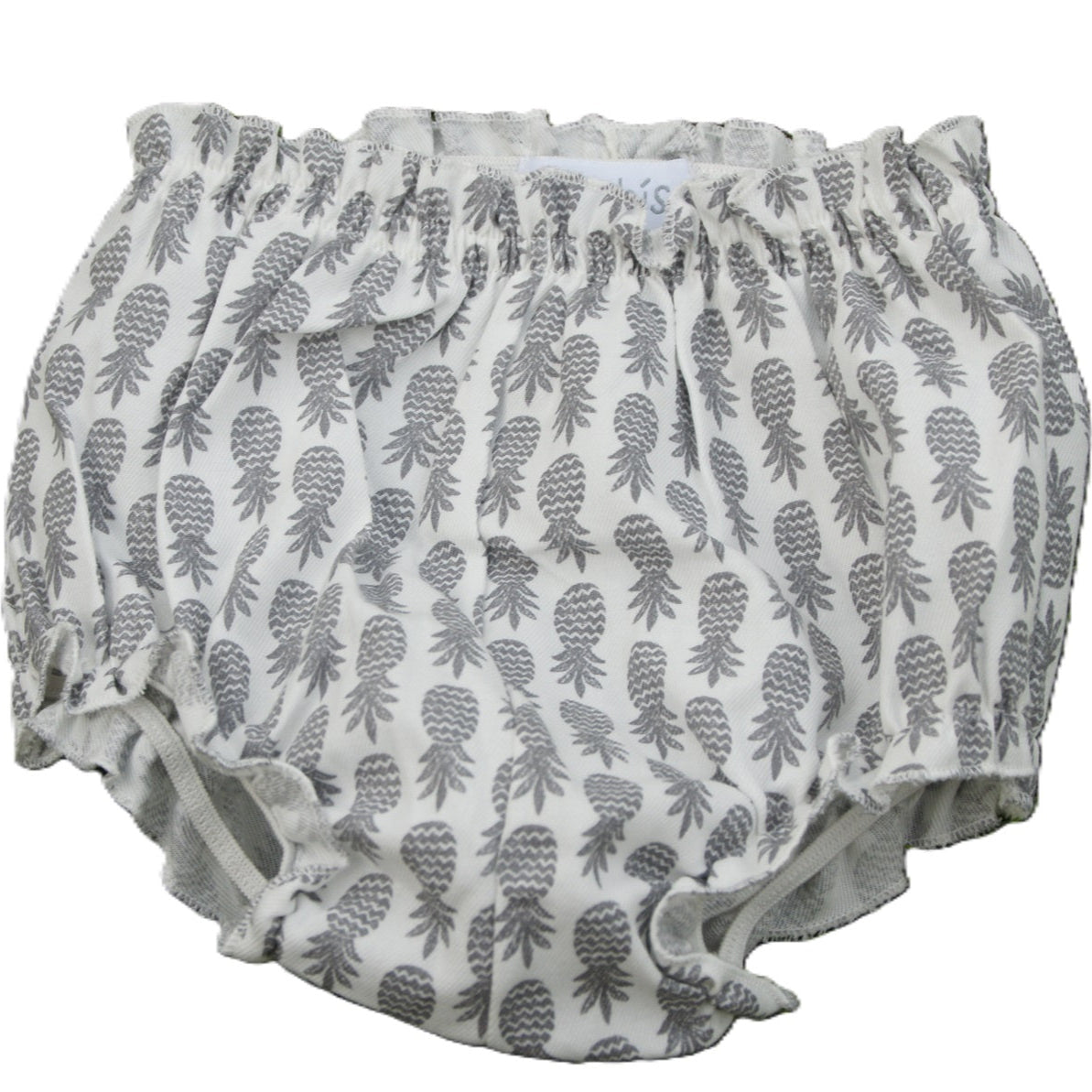 Cubre pañal piñas gris