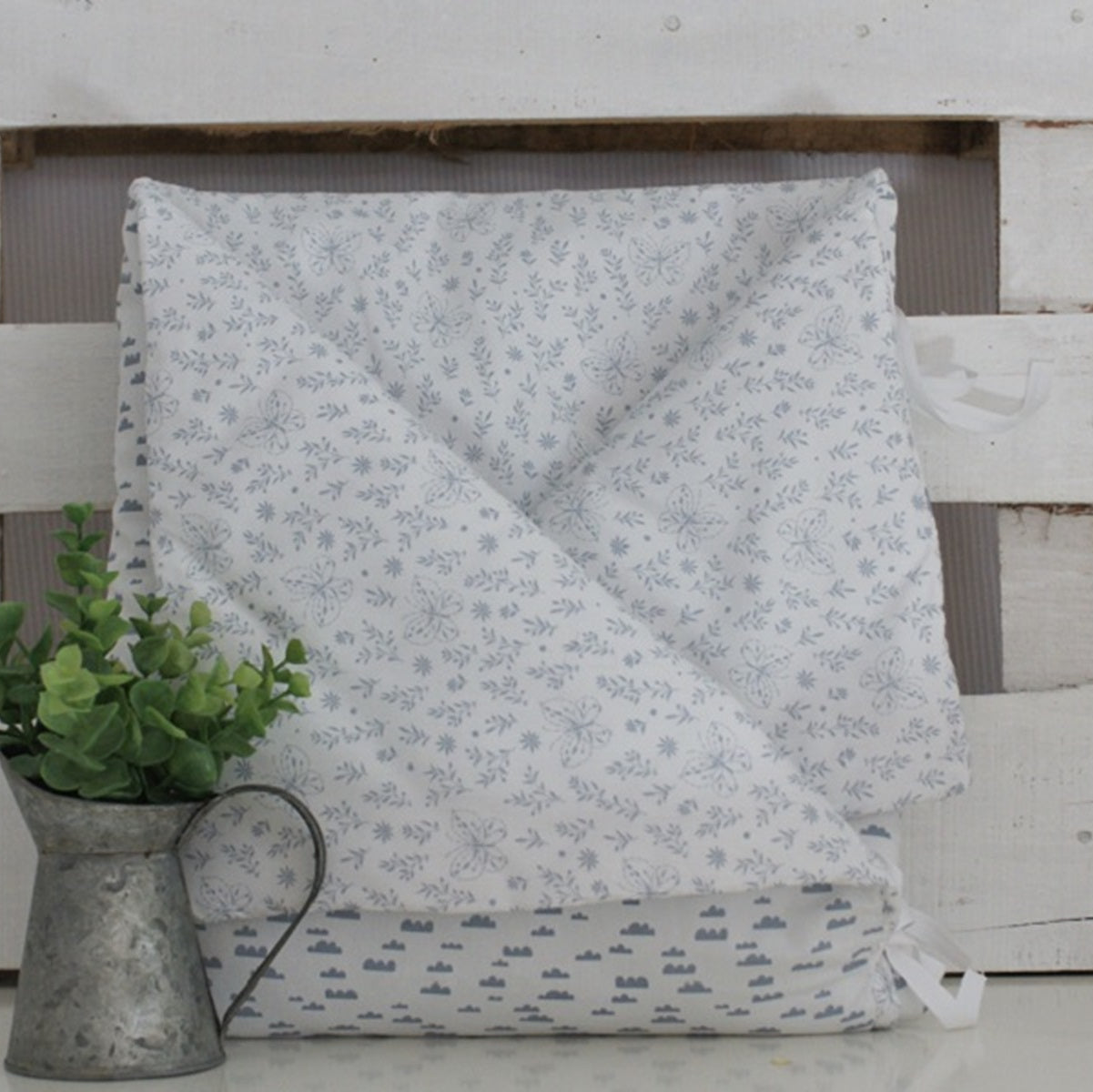 Saco reversible nubes gris