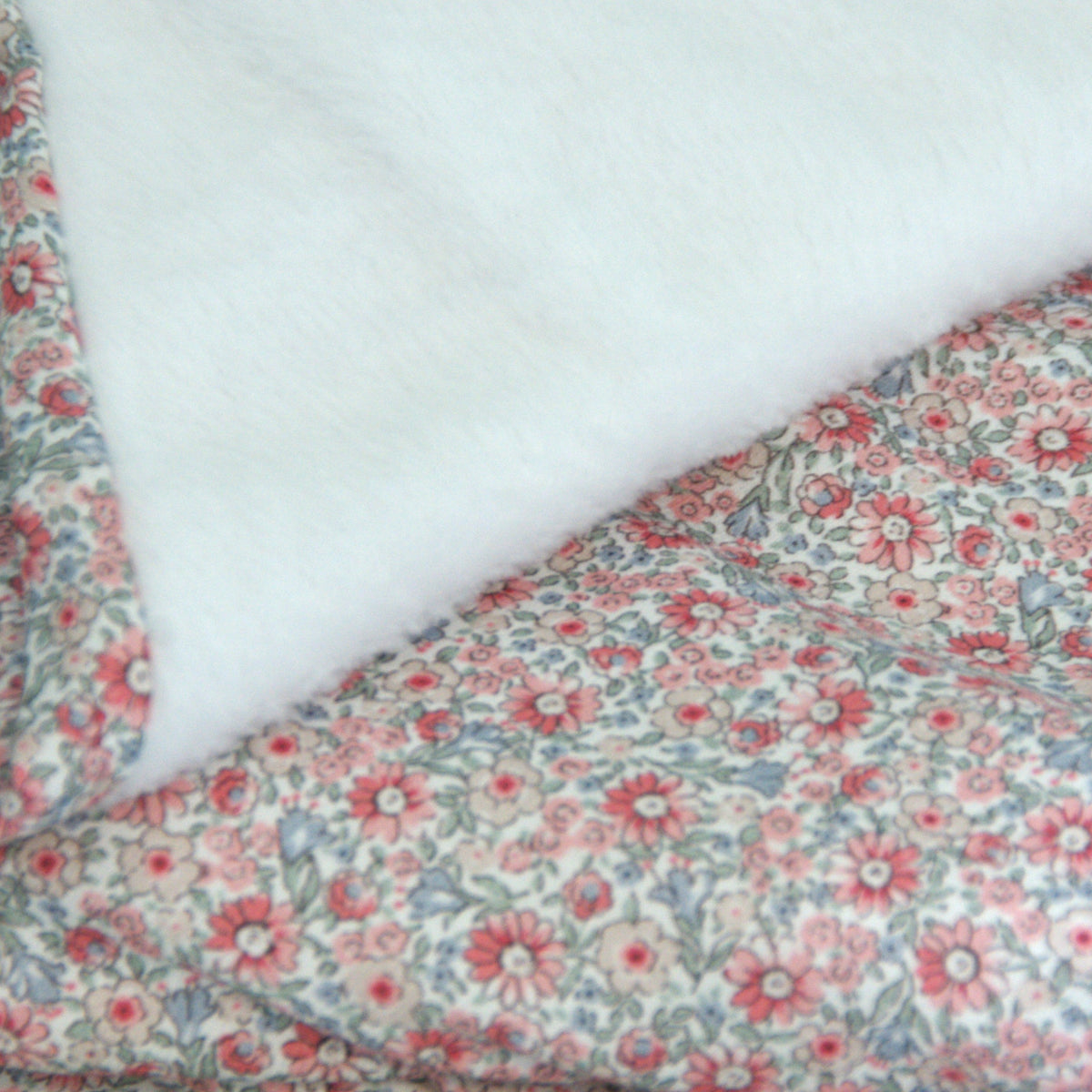 Manta reversible rose