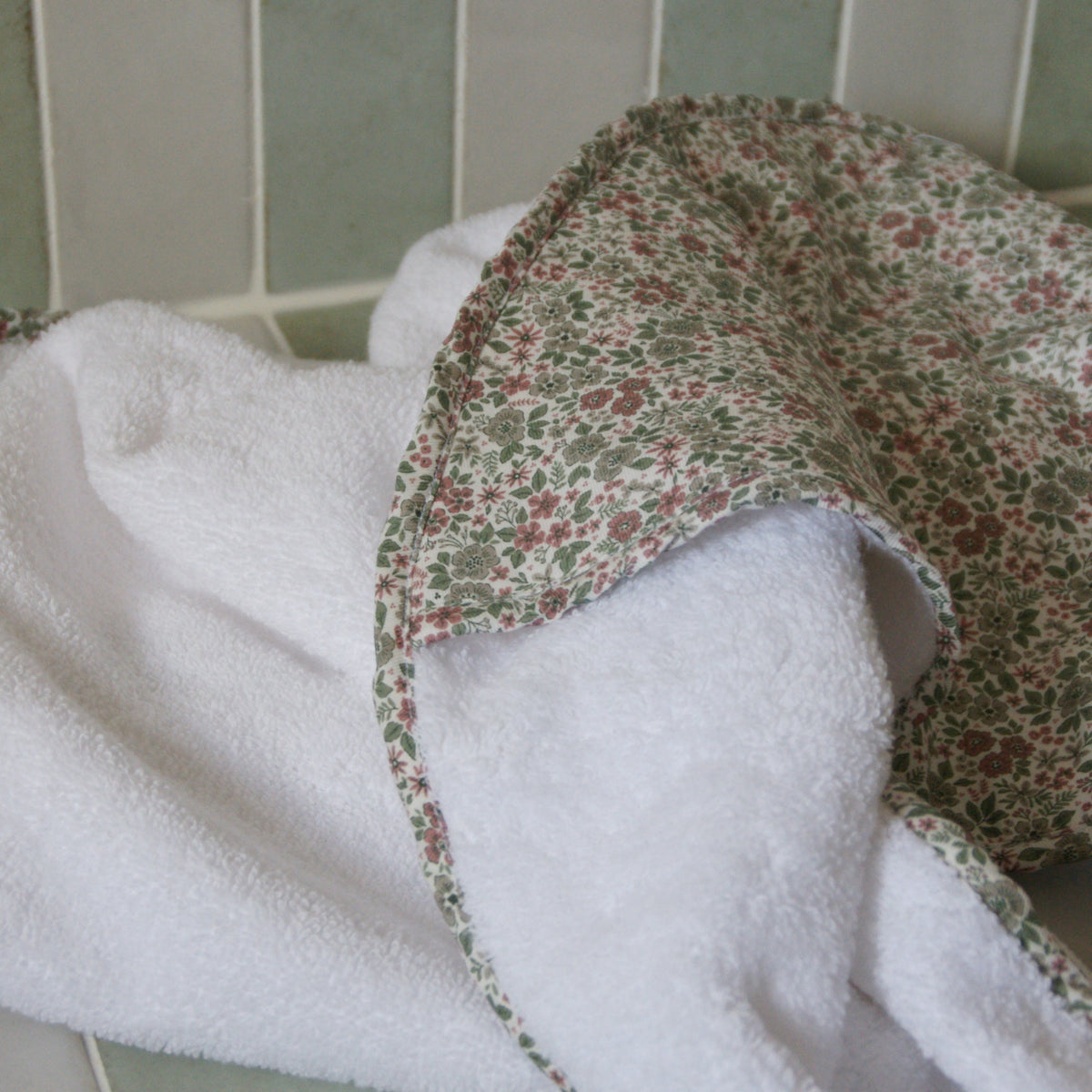 Toalla capucha green