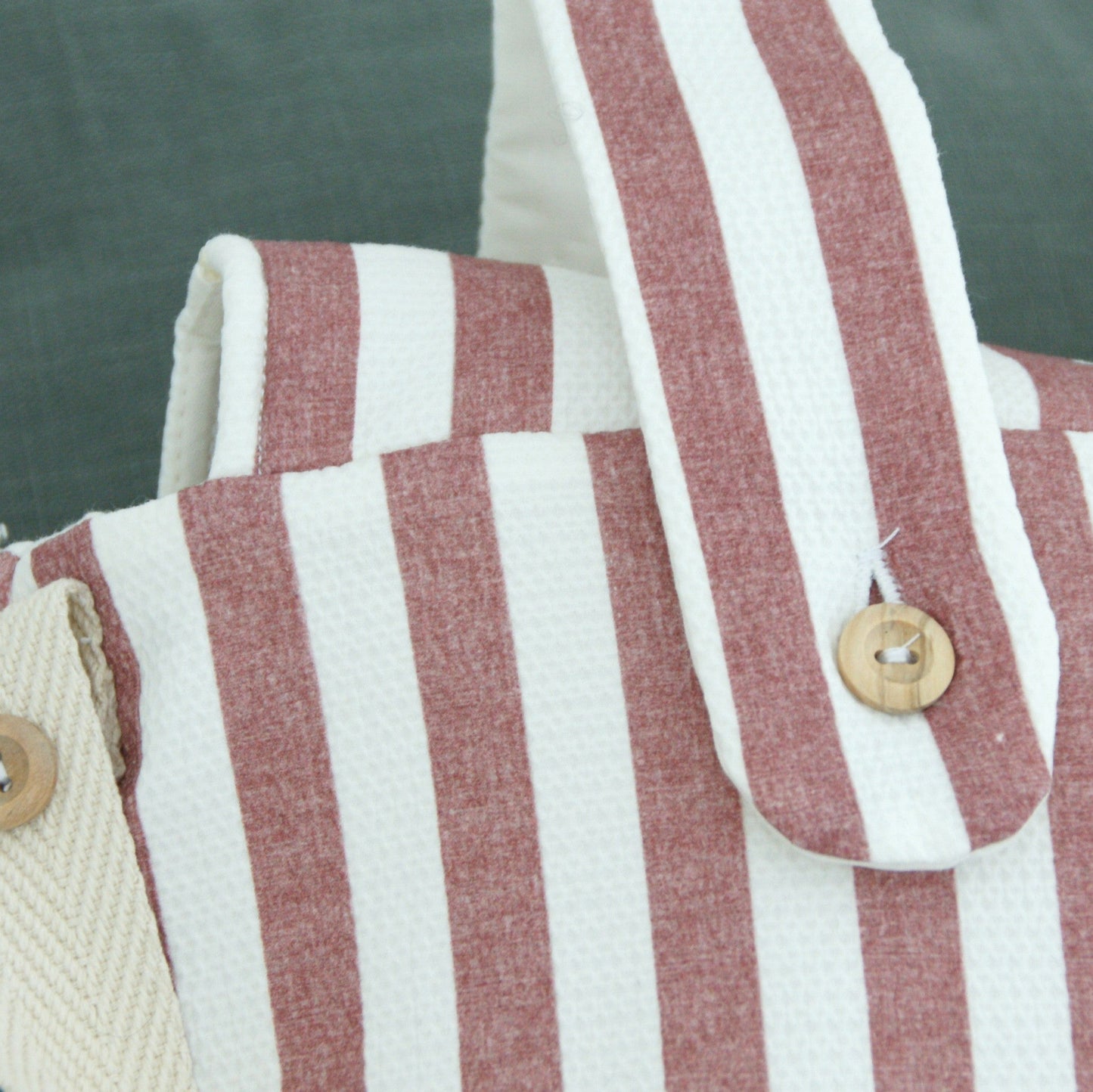 Bolsa para carro de bebés con estampado rayas