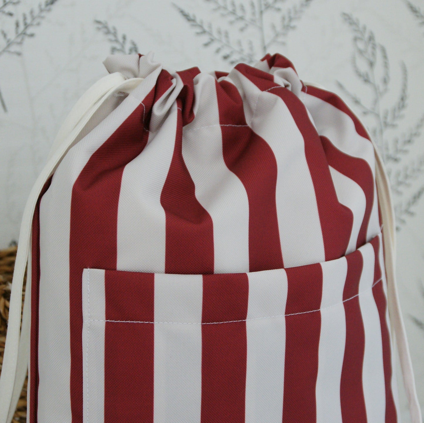 Bolsa Waterproof rayas red