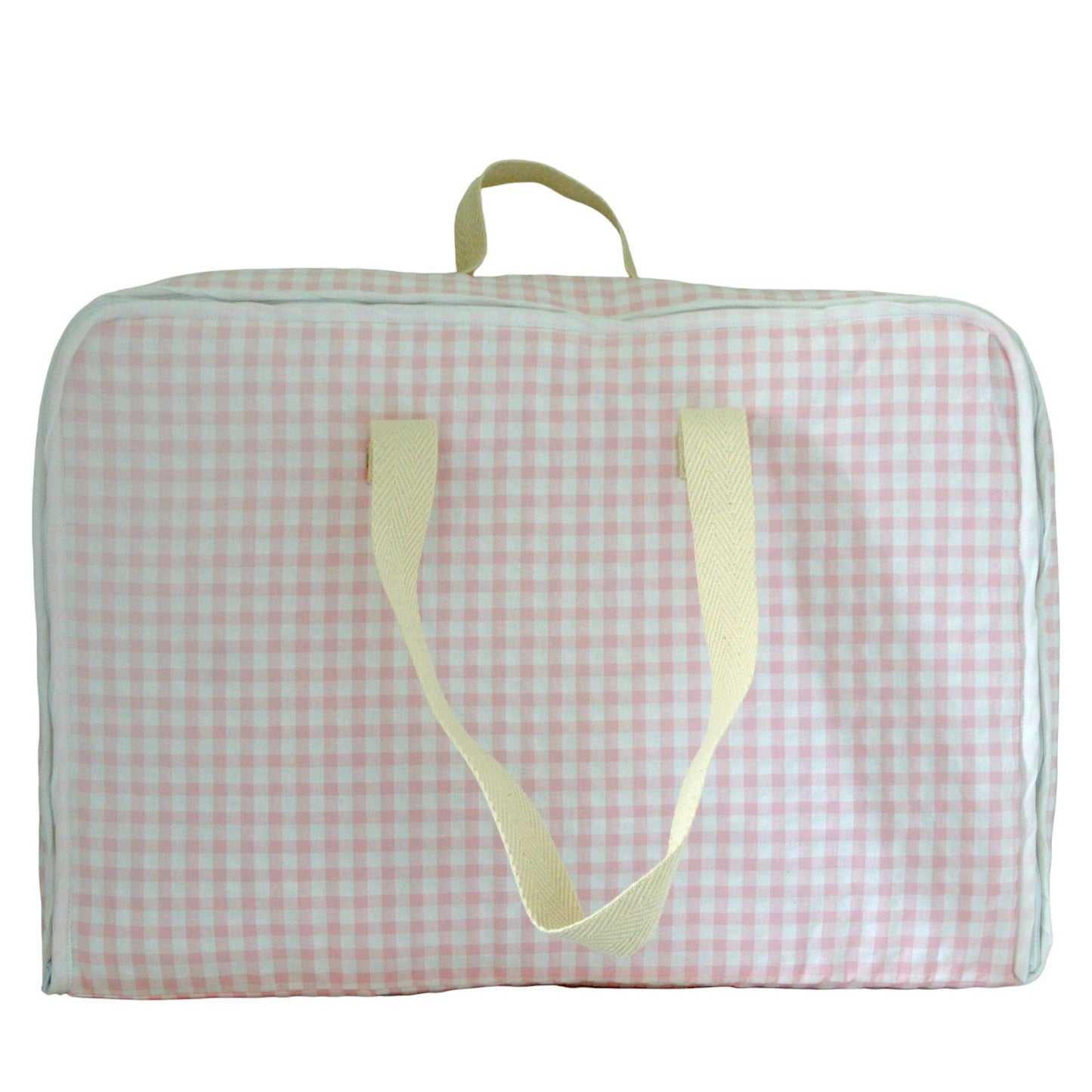 Maleta Vichy rosa para bebé