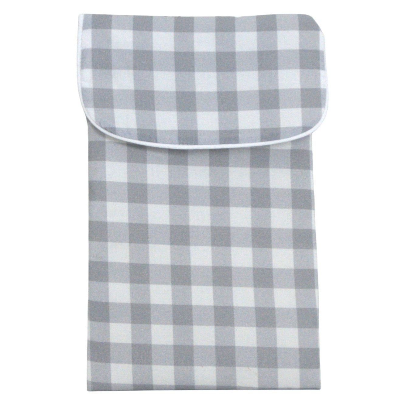 PORTA PAÑALES VICHY GRIS