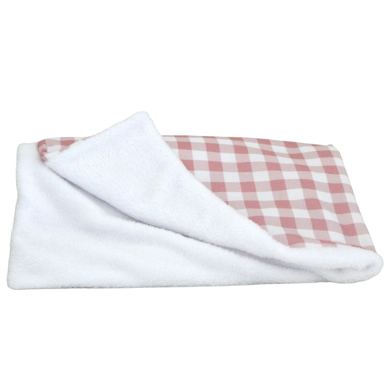 MANTA REVERSIBLE VICHY ROSA