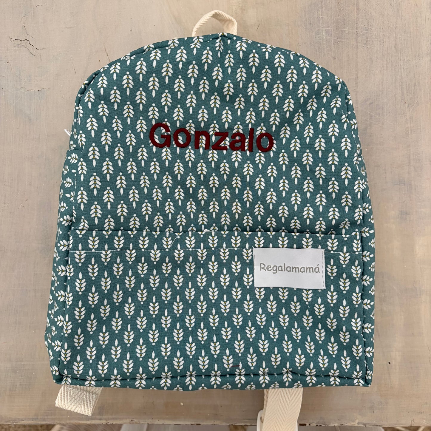 Mochila guardería Ramas Verdes