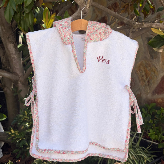 Poncho playa Rose