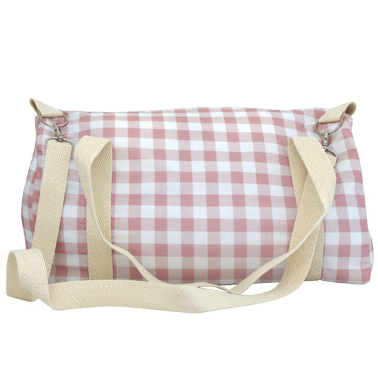 BOLSO VIAJE VICHY ROSA