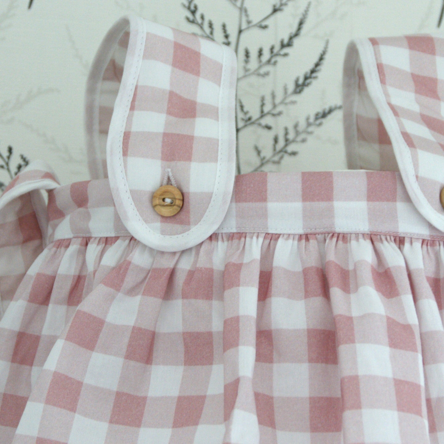 BOLSA CARRO REDONDA VICHY ROSA