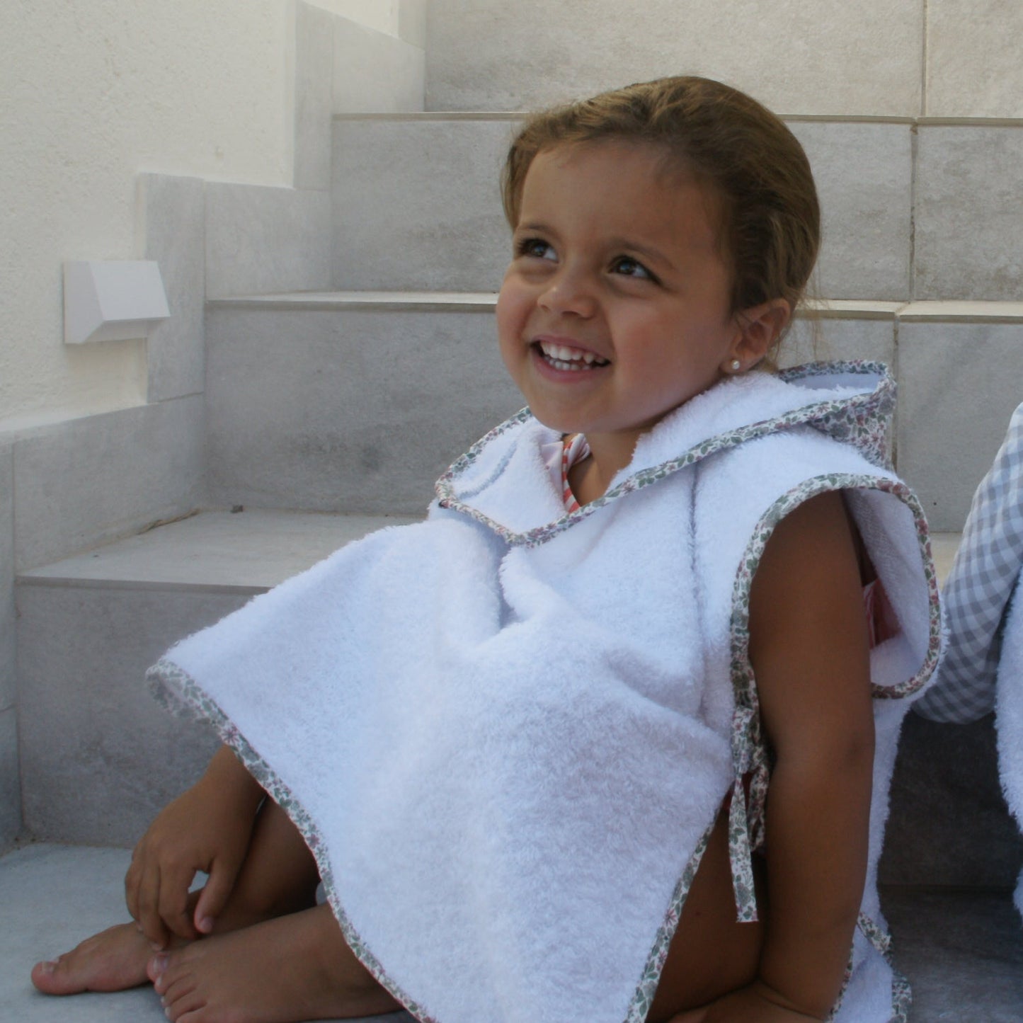 Poncho playa Green