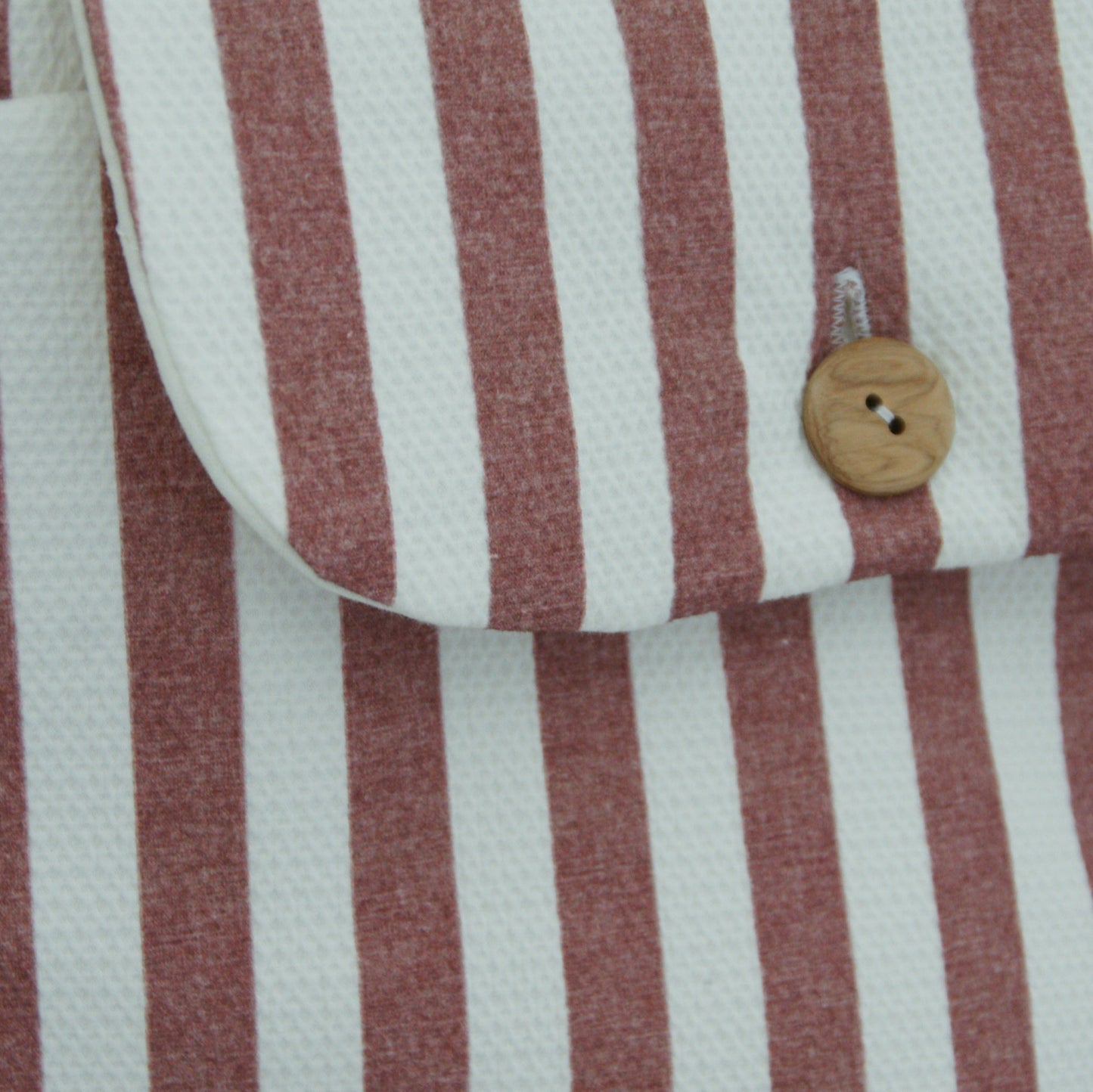 Mochila guardería impermeable rayas Fraise