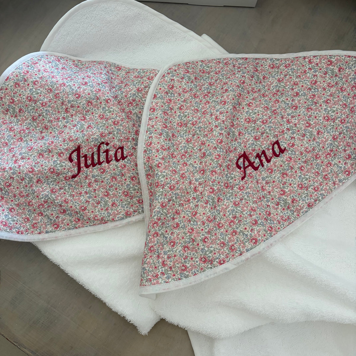 Toalla capucha rose