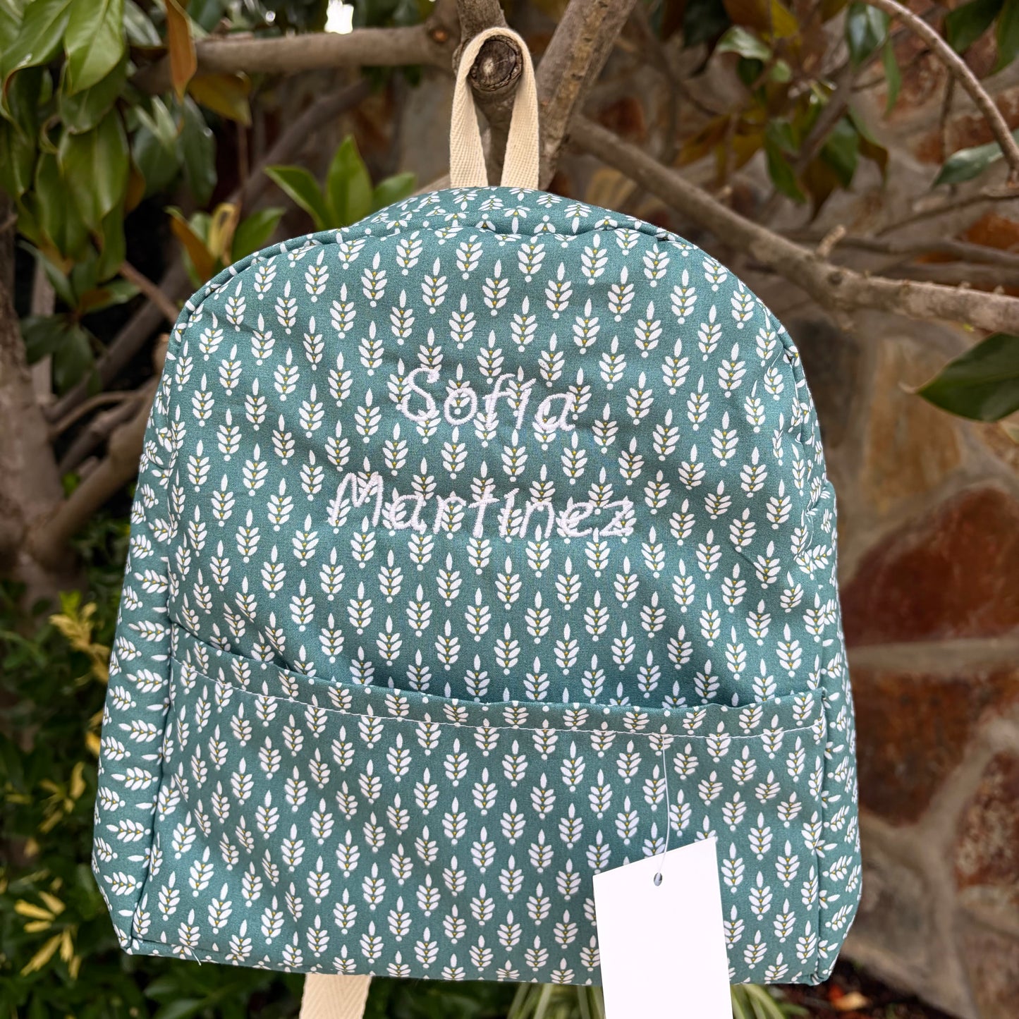 Mochila guardería Ramas Verdes