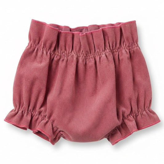 Cubre pañal pana rosa