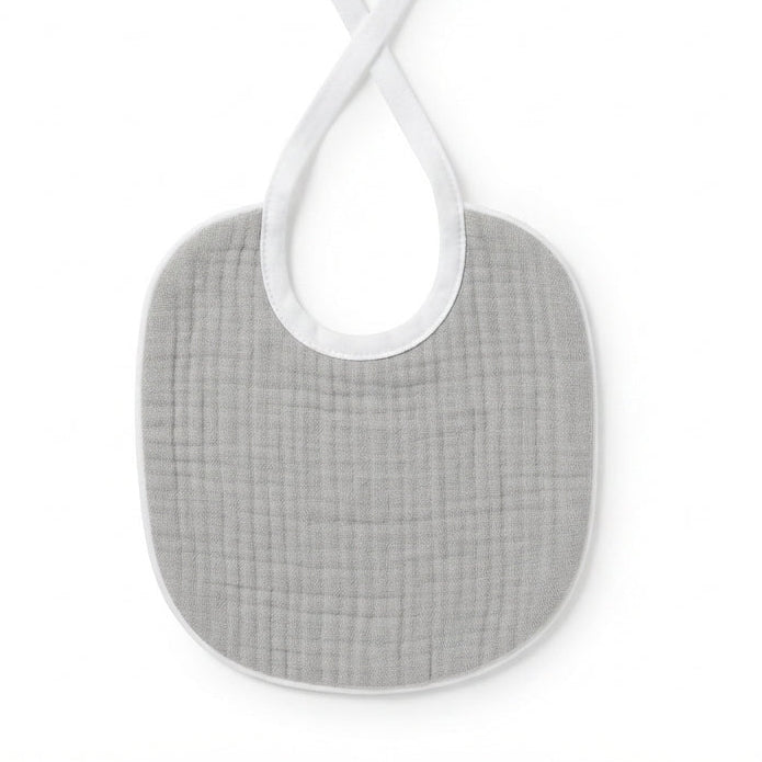 Babero clásico gris