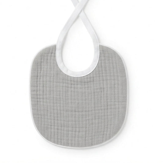 Babero clásico gris