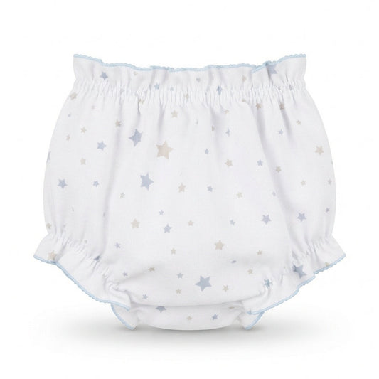 Cubre pañal azul estrellitas