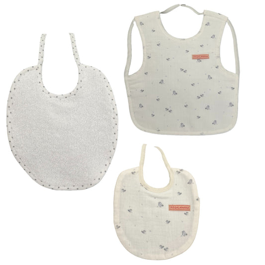 Pack baberos bebe pajaros