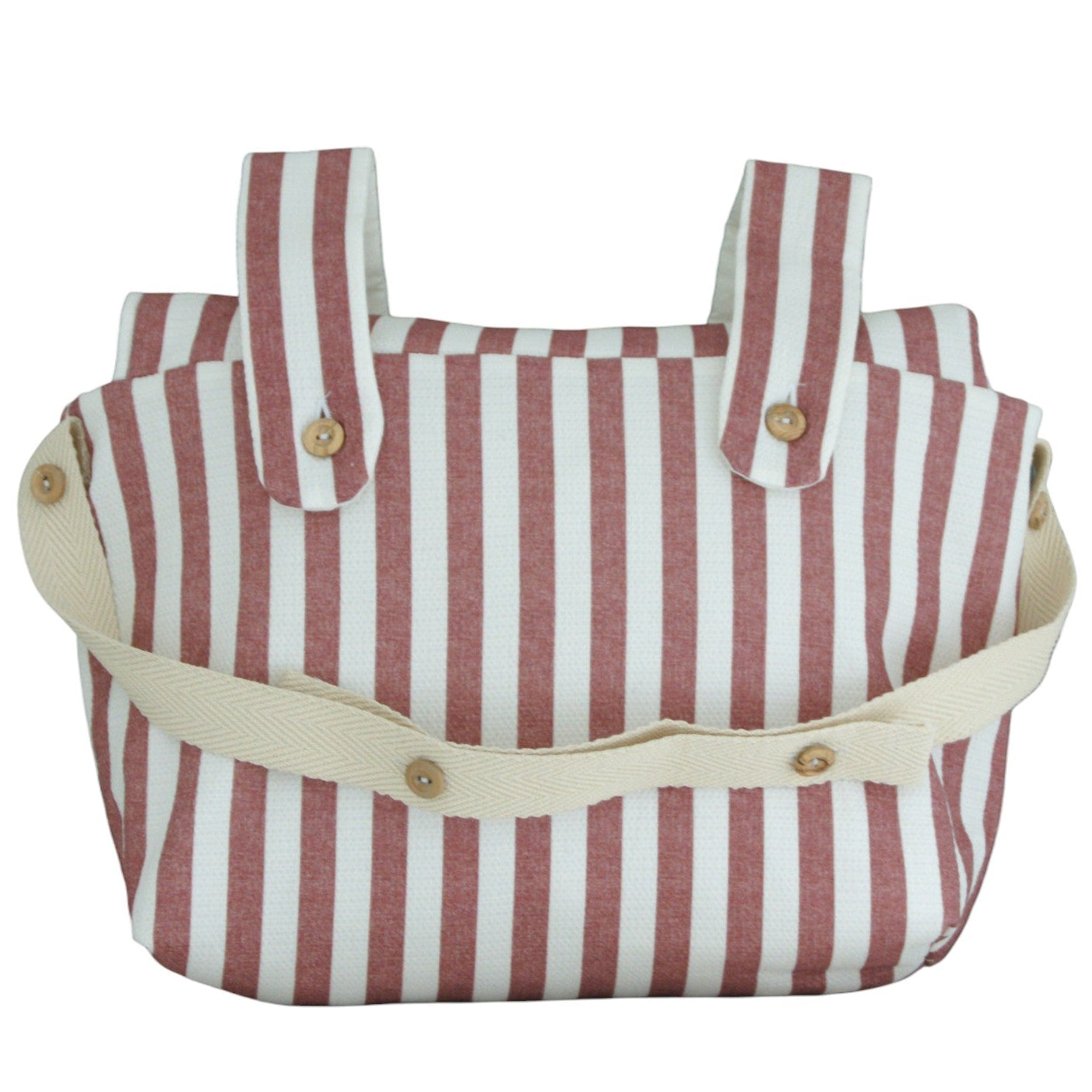 Bolsa para carro de bebés con estampado rayas