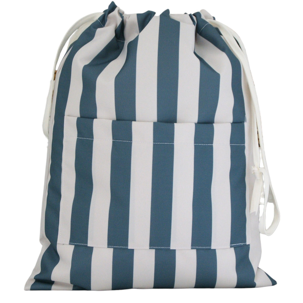 Bolsa Waterproof rayas verde azulado