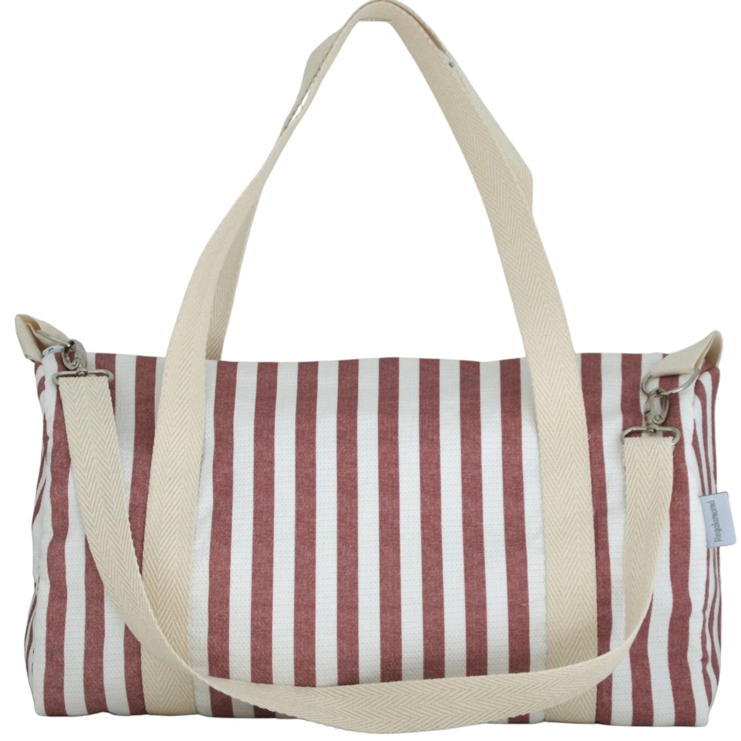 Bolso viaje rayas fraise