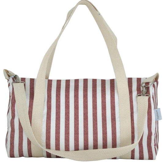 Bolso viaje rayas fraise