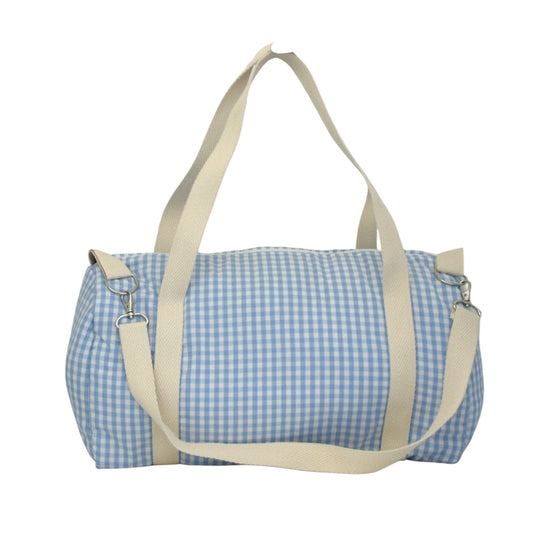 Bolso viaje vichy azul