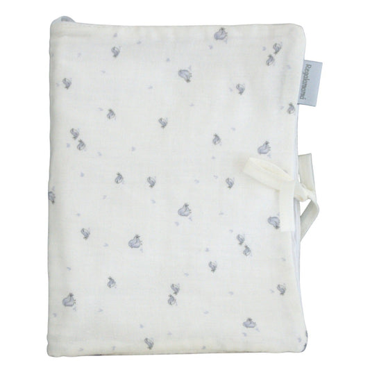 Cambiador blanco para bebés con estampado pajaritos