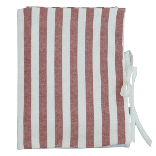 Cambiador para bebés grande con estampado de rayas