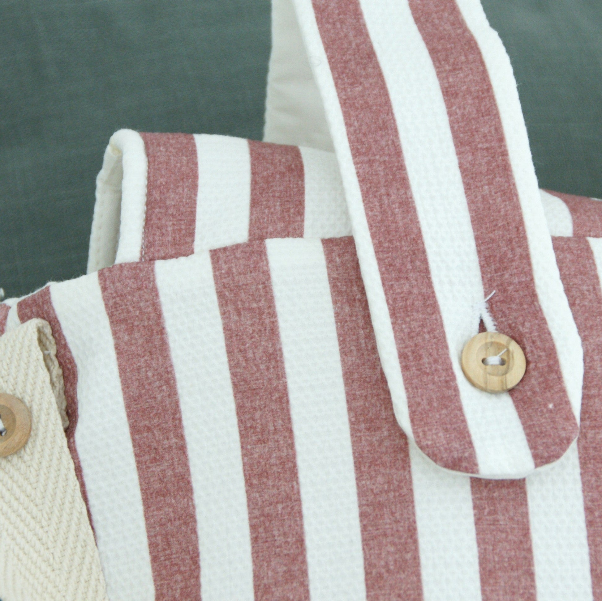 Bolsa para carro de bebés con estampado rayas