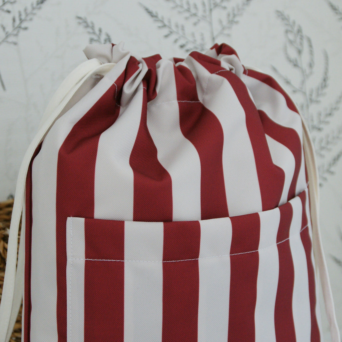 Bolsa Waterproof rayas red