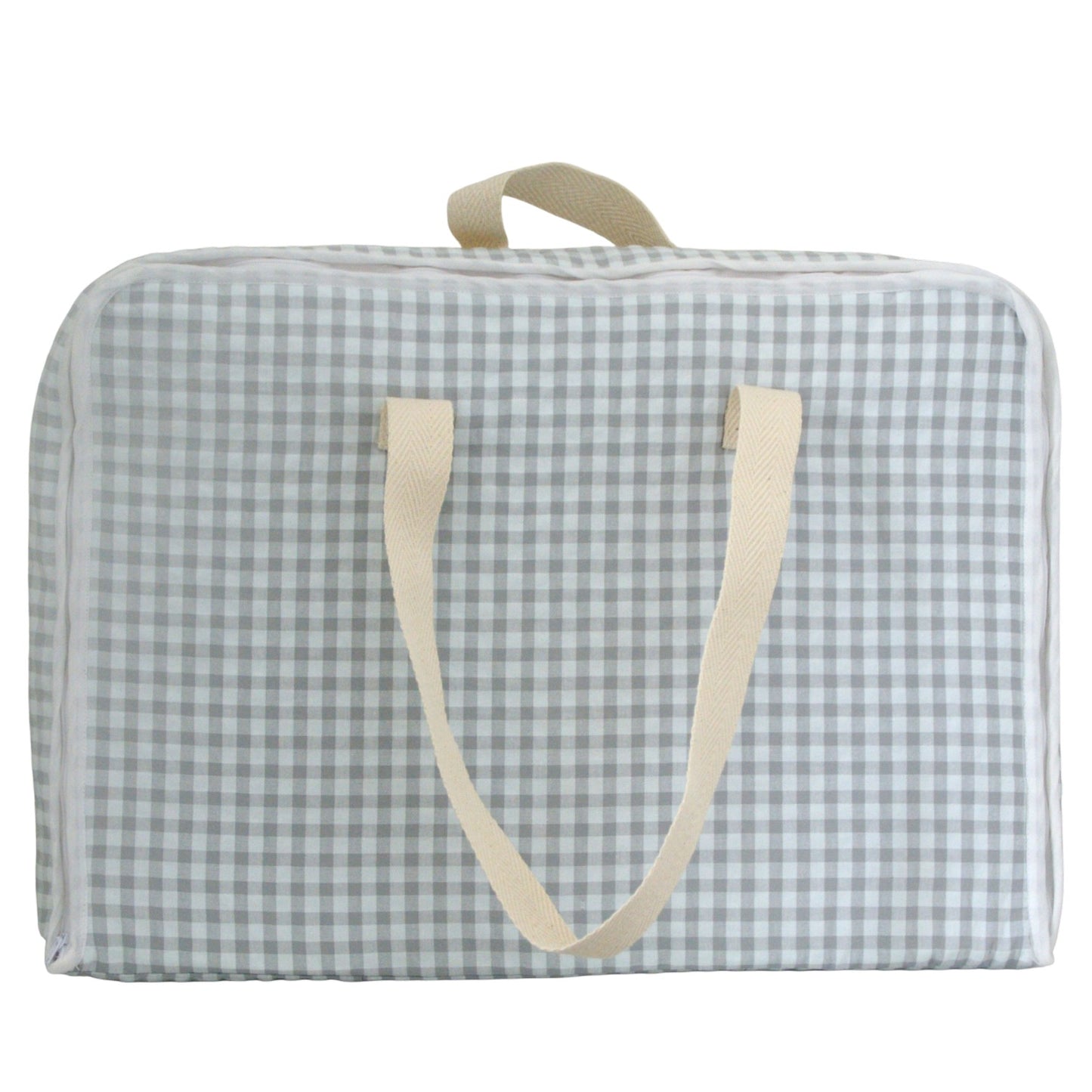 Maleta Vichy Gris para bebé