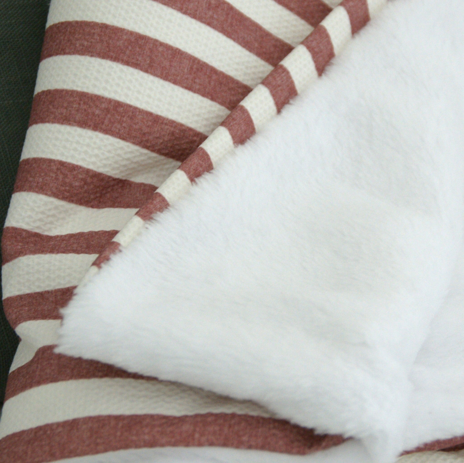 Manta para bebés reversible con estampado rayas