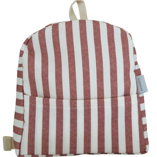 Mochila guardería rayas fraise