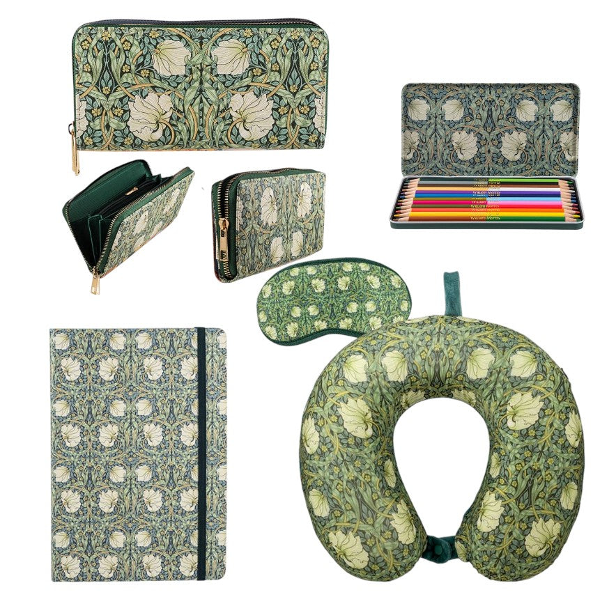 Pack cojín de viaje verde