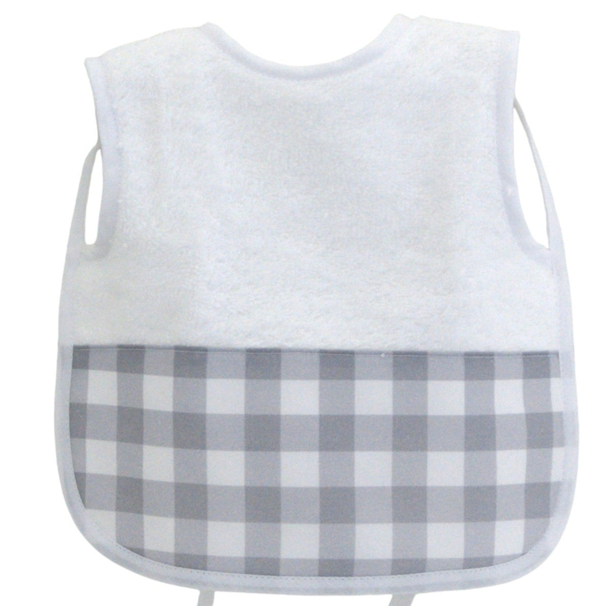 BABERO CAMISETA VICHY GRIS