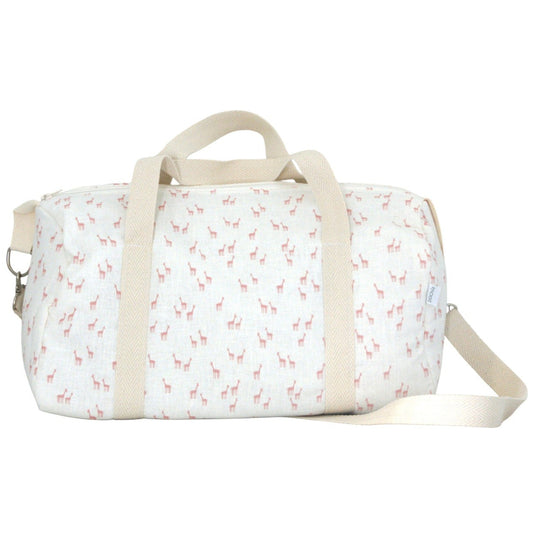 Bolso viaje jirafas rosa