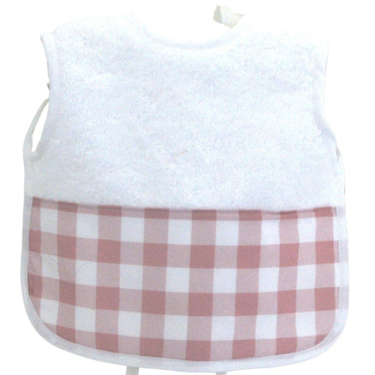 BABERO CAMISETA VICHY ROSA