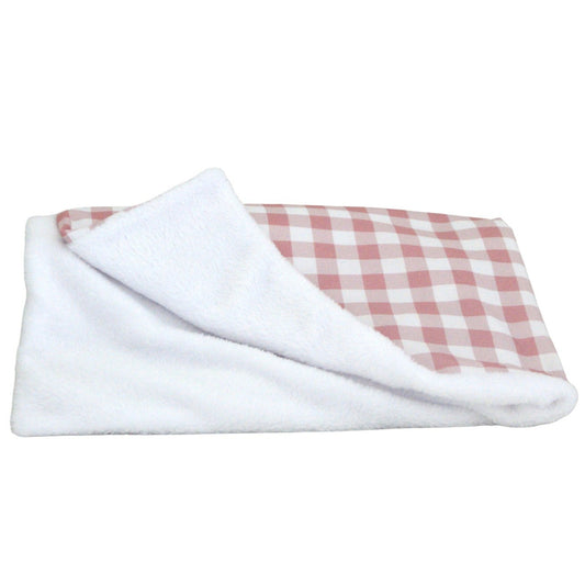 MANTA REVERSIBLE VICHY ROSA